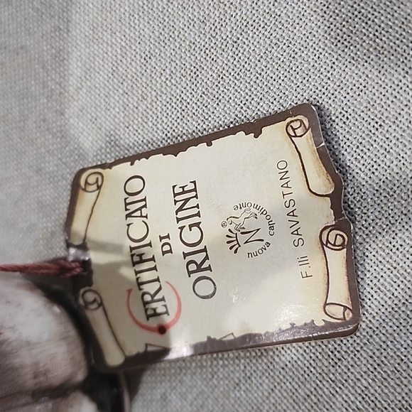 Capodimonte Miniature Mini Vase Pitcher with Flower Original Tag - Picture 6 of 8